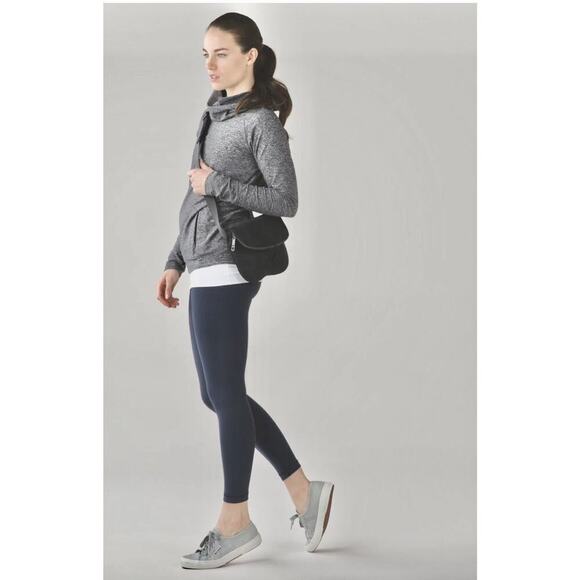 lululemon athletica Handbags - Lululemon Womens Black Lightweight Slim Nylon Crossbody Belt Bag NWOT